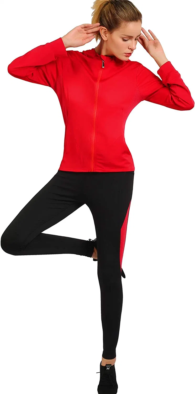 Custom High Waist Yoga Wear Hot Sale Pocket Pants OEM Service Womens Gym Jacket Seamless Active Sprotwear