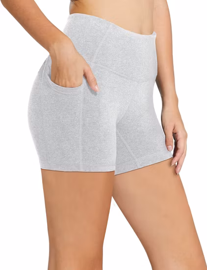 Байкерские шорты с высокой талией для занятий йогой, бегом, волейболом и тренировками в тренажерном зале